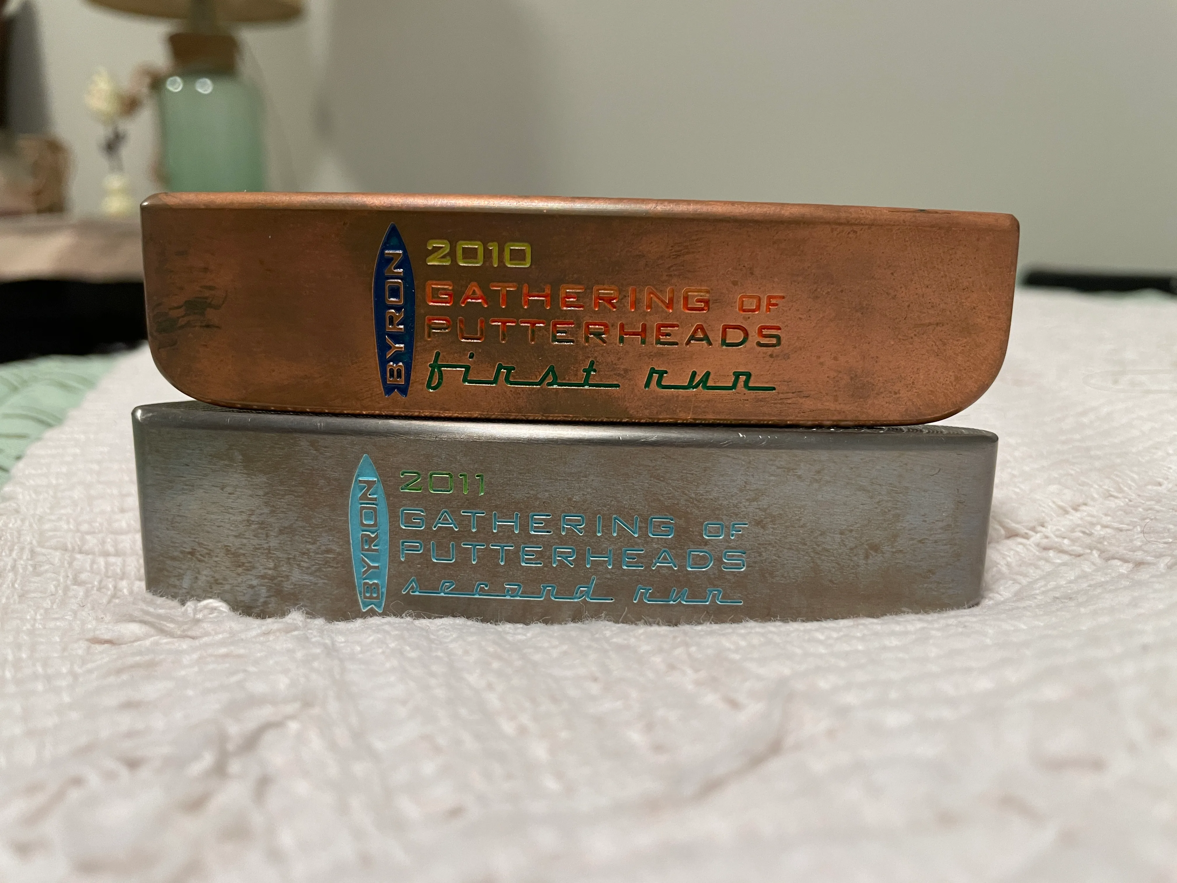 The one on the bottom is Byron’s take on PING’s my day, believe it’s a GS. Top is a bombara carbon copper plated