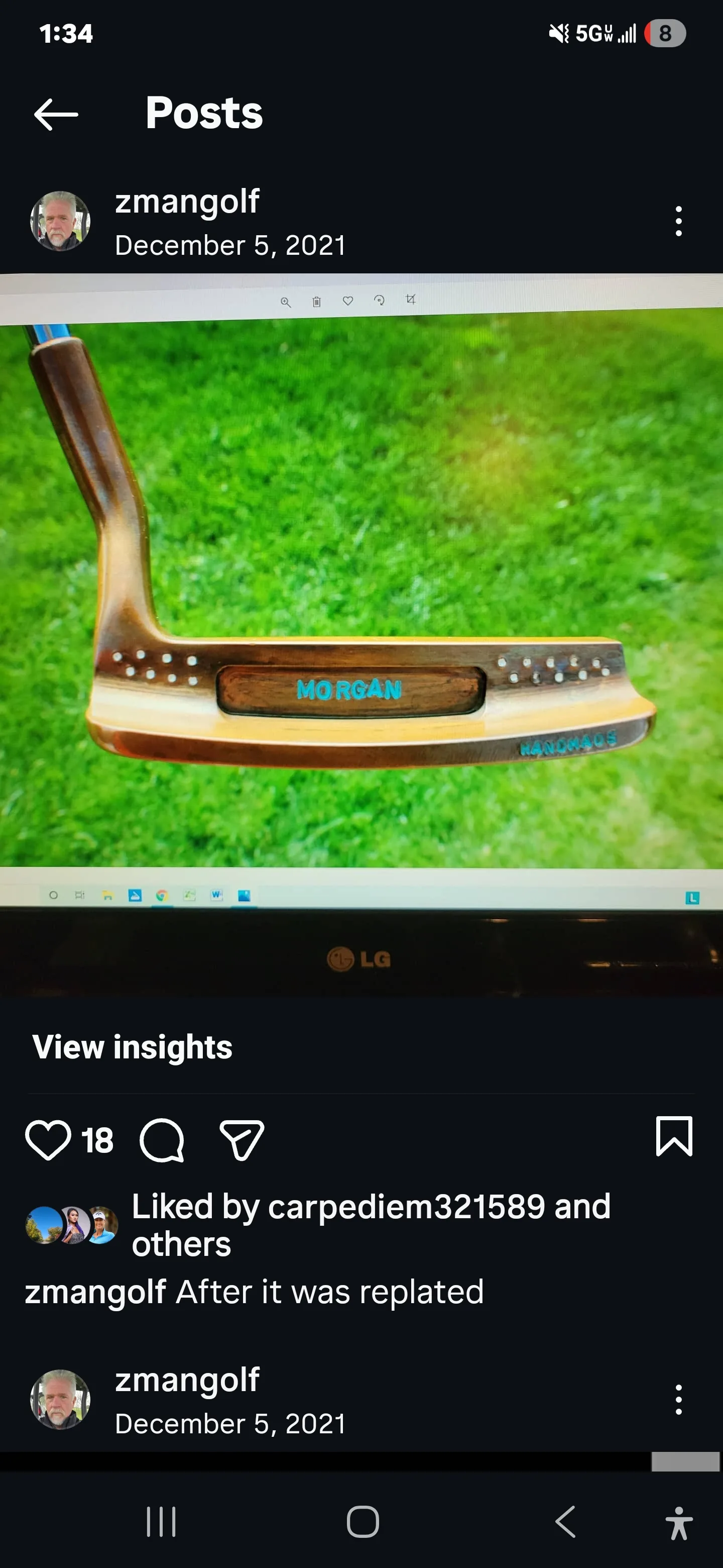 This was a handmade J Blade made by the man himself.. I bought off of a gentleman and it was black.. Had Byron copper pl
